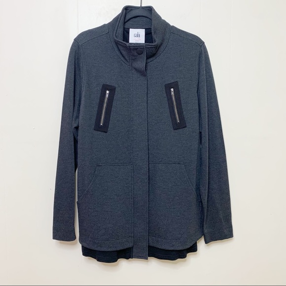 Cabi #3184 Love Carol Collection grey jacket L - Picture 2 of 11